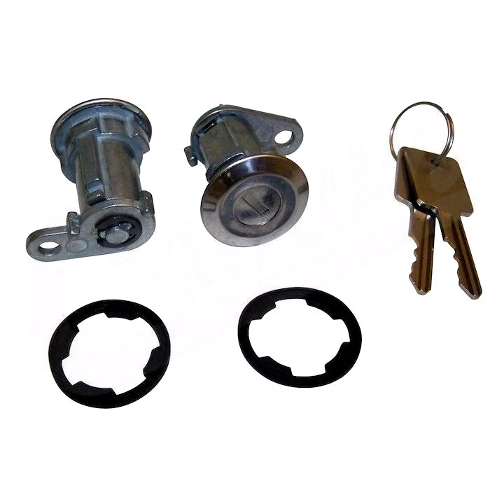  Par de cilindros de bloqueo de puerta para Jeep Wrangler Cherokee XJ 1984-1990 Crown 8122874K2 Foto 1 de 1