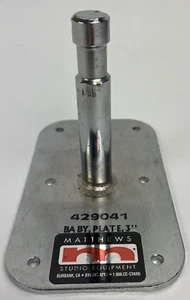 OEM  Matthews Studio Equipment 3” Baby Plate Chrome 429041- LOOK - Picture 1 of 6
