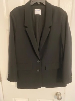 NUEVO: Blazer para mujer Old Navy extra grande, dos botones, estilo "novio" Foto 1 de 3
