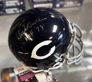 Dick Butkus Signed Autographed Bears Mini Helmet - JSA Authentic - Picture 1 of 3