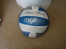 Molten Super Touch Volleyball Vintage Leather Blue/White