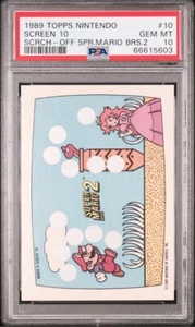 1989 Topps Nintendo #10 Super Mario Bros. 2 Kratzer ab PSA 10 POP 14 - Bild 1 von 3