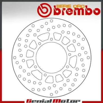Disco de freno fijo Brembo Serie Oro trasero para Yamaha Xt E 600 1990 > 1994 Foto 1 de 2