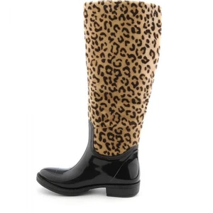 Bamboo RAIN BOOT STORM-02 Women – Leopard size 40(10) - Picture 1 of 10