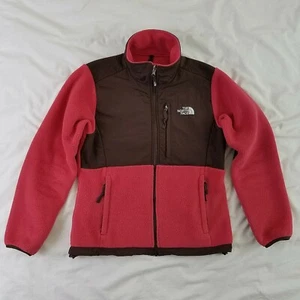 North Face Denali Polartec Jacke Damen Größe M Korallenrosa & Braun - Bild 1 von 4