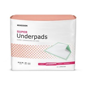 150 McKesson Moderate Absorbency Adult Bed Pad Disposable Incontinence