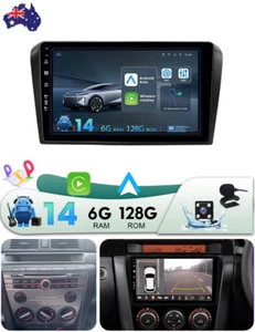 128G Android14 Car Stereo Radio For Mazda 3 2003-2009 GPS Navi Head Unit CarPlay - Picture 1 of 23