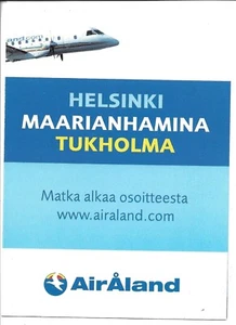 Airline Timetable - Air Aland - 06/06 (Finland) - Saab 340 - S - Foto 1 di 1