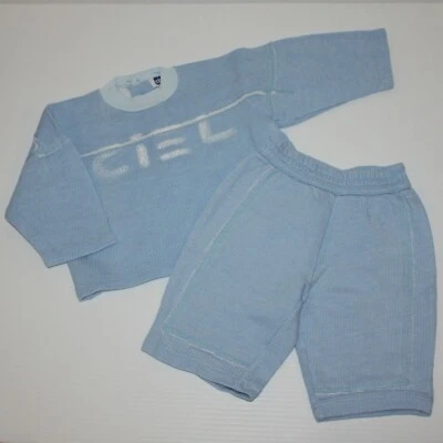 Chicco Baby мальчика светло синий наряд комплект Топ и брюки размер 3 месяца - Изображение 1 из 4