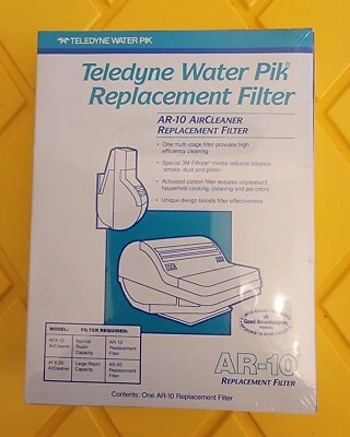Cartucho Filtro Repuesto Teledyne Water Pik AR-10 Nuevo Foto 1 de 4