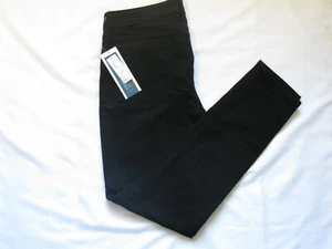 Old Navy 12 Regular Black Super Skinny Mid-Rise Stretch Flat Front Pants New - Picture 1 of 6