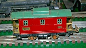 Pre-War Lione Red & Green Caboose Car #807Gauge O/27   - Picture 1 of 6