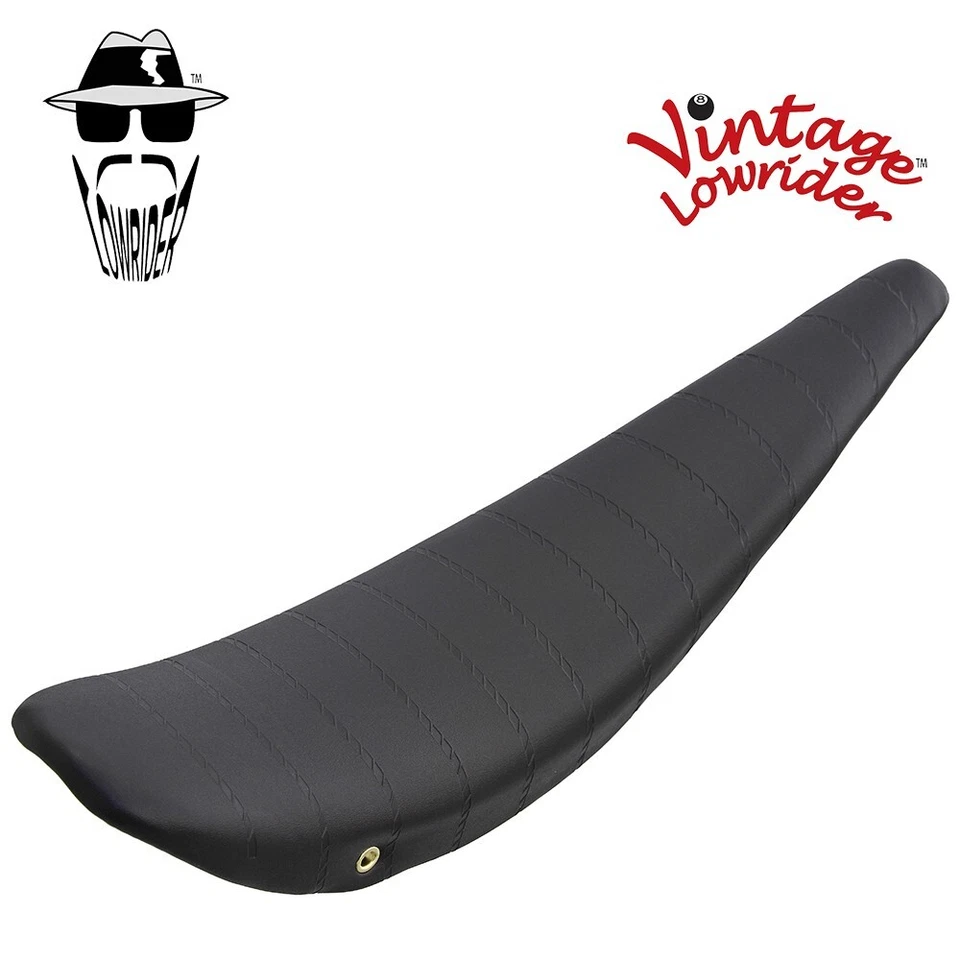 SILLÍN LOWRIDER BANANA VINTAGE 21" LARGO VINILO LOWRIDER EN NEGRO PARA BICICLETAS DE 26" Foto 1 de 1