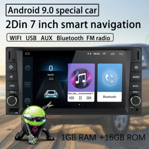 Radio Coche 2 Din 7" Android Reproductor Multimedia BT Pantalla Táctil GPS WiFi para Toyota - Imagen 1 de 12