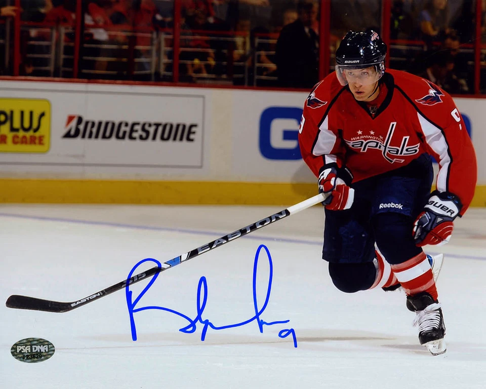 Фотография Брендана Моррисона с АВТОГРАФОМ 8x10 Washington Capitals PSA/DNA - Изображение 1 из 1