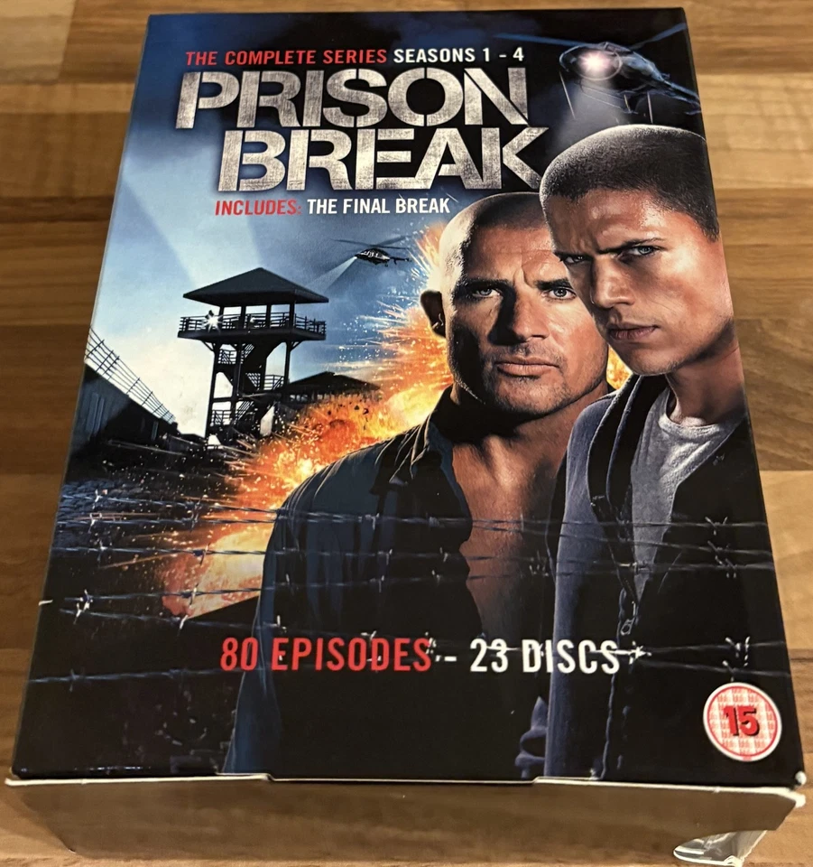 PRISON BREAK - The Complete Series (1-5) - 23-DVD Disc - Box Set - PAL Region 2 - Image 1 of 4