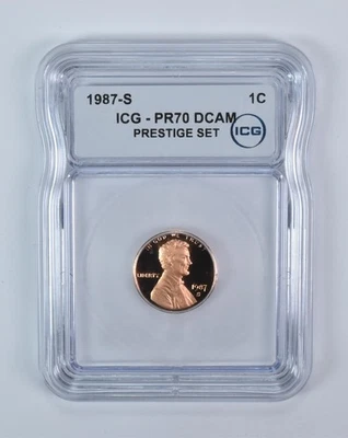 1987-S Lincoln Memorial Cent Prestige Set PR70 DCAM ICG *6620 - Image 1 of 4