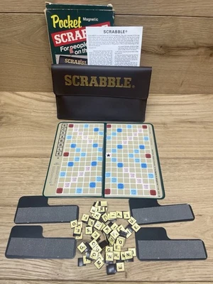 Vintage Pocket Travel Scrabble complete - Magnetic Tiles 1955 J.W. Spear & Sons - Image 1 of 4