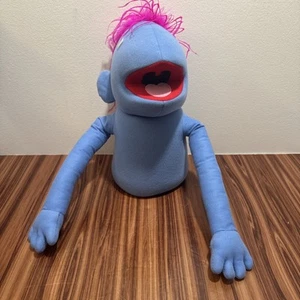 The Muppets Whatnot Workshop Blue Puppet FAO Schwarz 2012 EUC - Picture 1 of 11