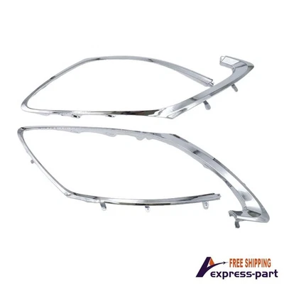 Par de molduras de anillo de bisel de faros diestro y derecho para 07-11 Lexus GS450h GS350 Base 3,5 L V6 Foto 1 de 4