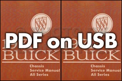 1971 Buick USB Tienda Manual Y Cuerpo Servicio Riviera GS Skylark Electra - Imagen 1 de 3