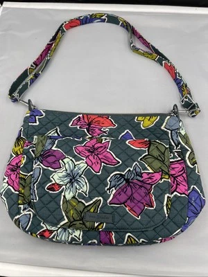 Vera Bradley на ходу сумка через плечо сумочка - падающие цветы - Изображение 1 из 4