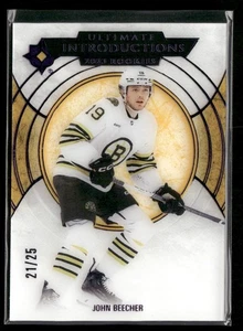 2023-24 Ultimate Collection - Presentaciones John Beecher #UI-73 púrpura/25 (RC) - Imagen 1 de 2