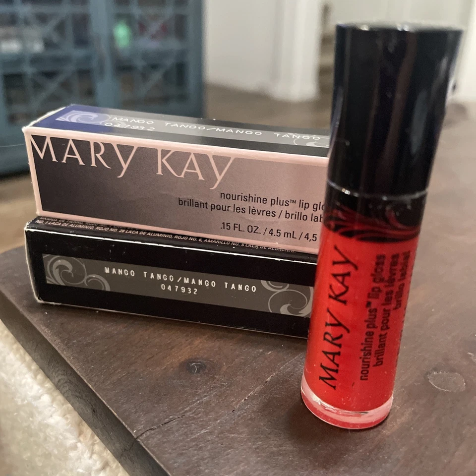 Lote de 2 Brillos Labiales Mary Kay Nourishine Plus Nuevos En Caja Mango Tango #047932 Foto 1 de 1