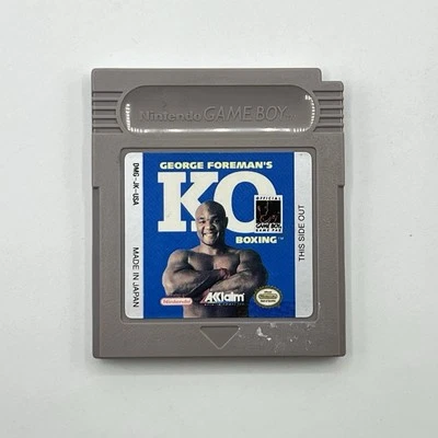 Nintendo Game Boy George Foreman’s KO Boxing Official Tested & Working Acclaim - Image 1 of 3