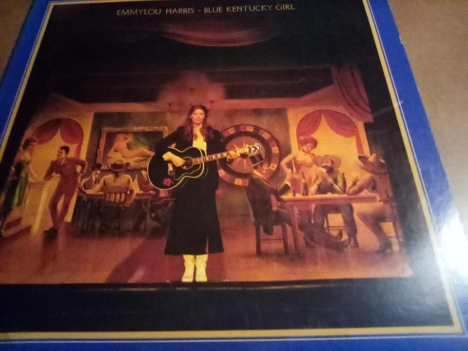 EMMY LOU Harris ON WB stereo LP Blue Kentucky Girl - Image 1 of 1