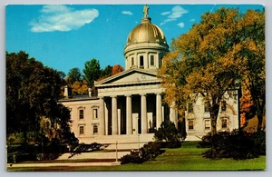 Vintage Vermont State Capitol Montpelier Postcard 1977 Scenic View - Picture 1 of 2