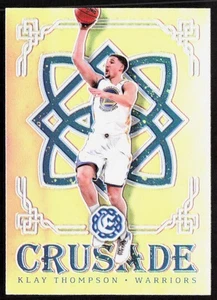2016-17 Panini Excalibur KLAY THOMPSON Silver Prizm Crusade Card #26 Warriors - Picture 1 of 2