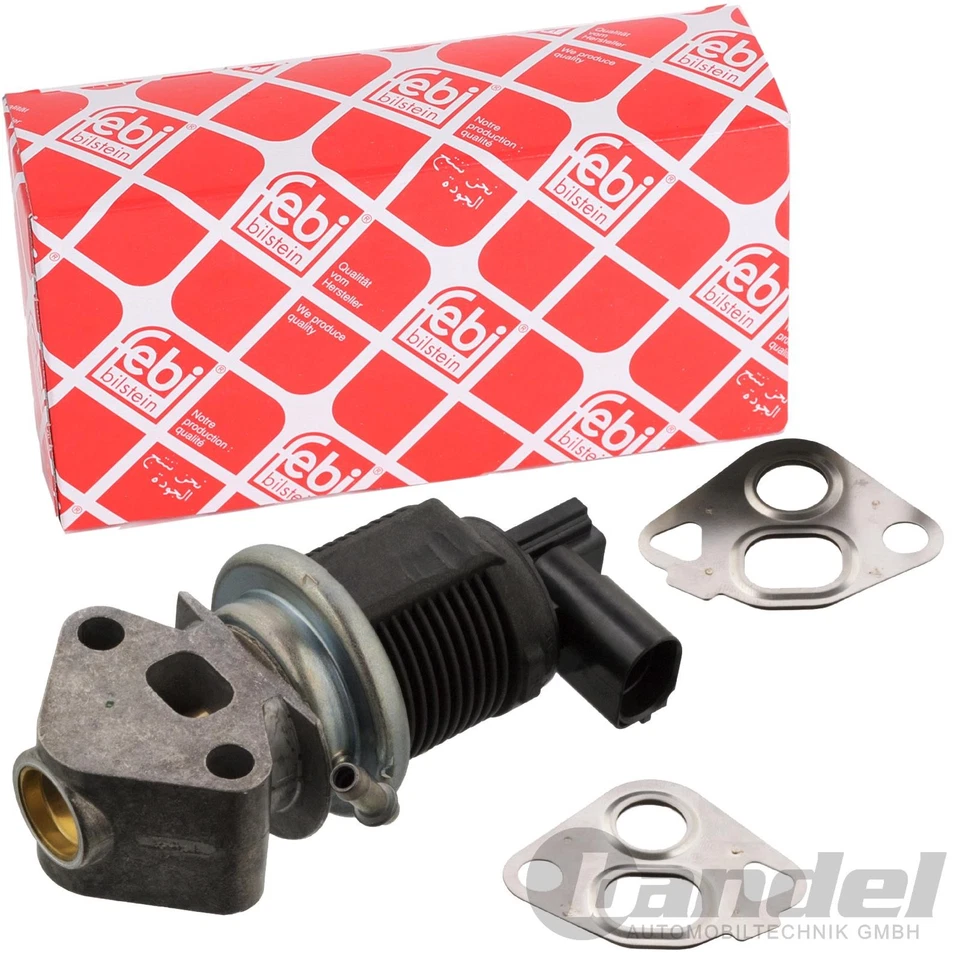 febi bilstein 39417 AGR-Ventil mit Dichtung - AUDI, SEAT, SKODA, VW