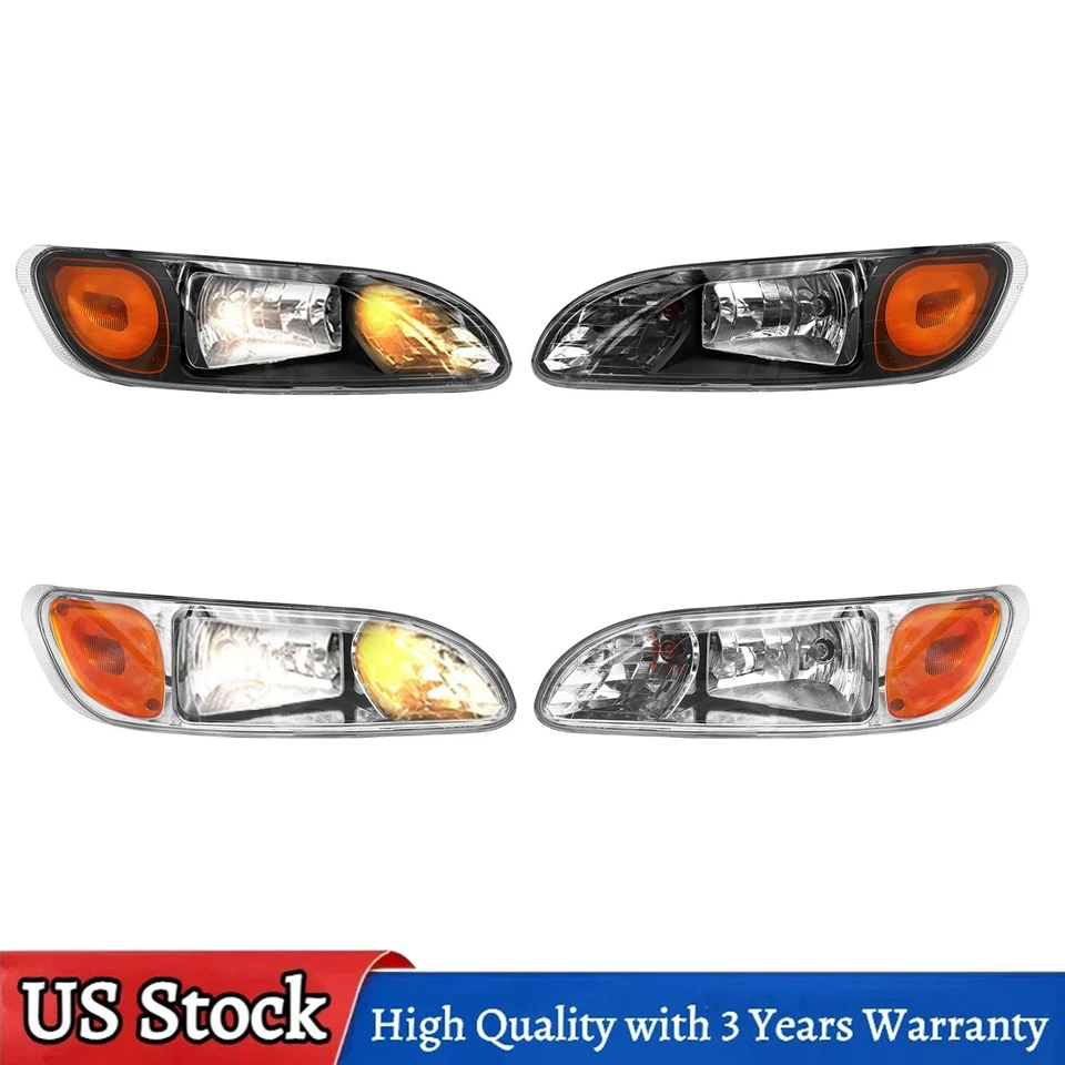 Par de faros halógenos laterales conductor y pasajero para Peterbilt 325/330/335/386/387 Foto 1 de 4