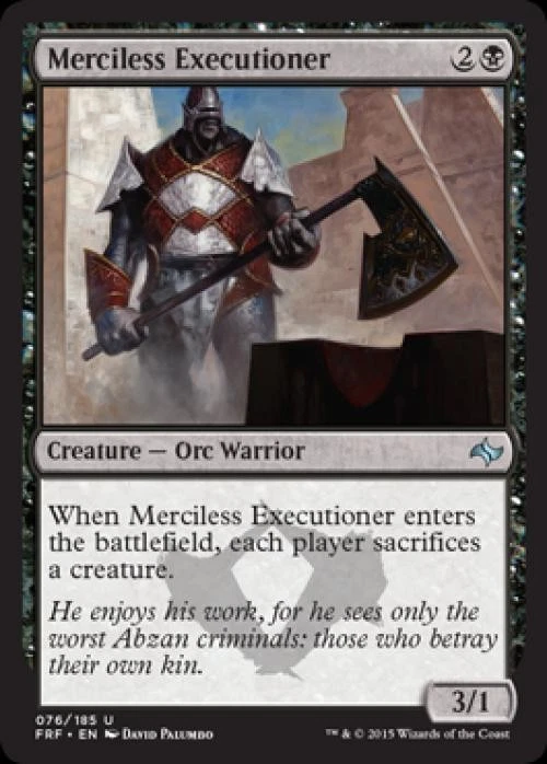 Merciless Executioner -Foil Near Mint MTG Fate Reforged - Image 1 of 1