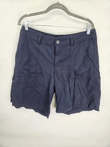 Columbia Shorts Damen Größe 14 Blau Nylon Cargo Outdoor Schnelltrocknend Wandern Taschen - Bild 1 von 3