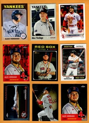 Alex Verdugo Baseball lot of 15 ATOMIC /100 & /999 UNLIMITED SHIPPING FOR $4.00 - Image 1 of 4