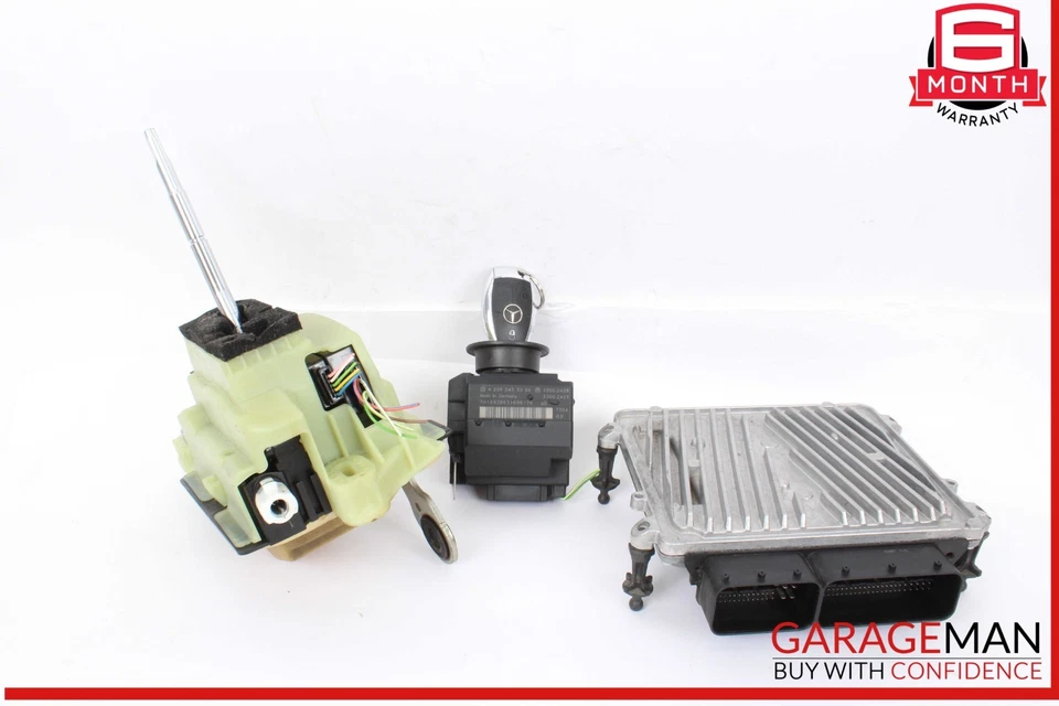 01-09 Mercedes W209 CLK350 переключатель передач с компьютером двигателя и выключателем зажигания OEM - Изображение 1 из 4