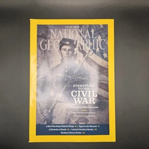 National Geographic - May 2012 Issue Eyewitness To The Civil War W/Poster - Imagen 1 de 12