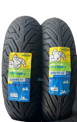 COPPIA PNEUMATICI MICHELIN CITY GRIP 2  120/80-14 58S + 150/70-13 64S - Immagine 1 di 2