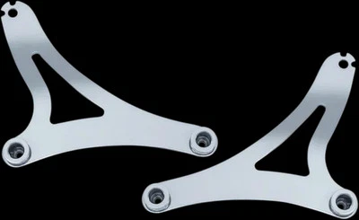 Kit de montaje de respaldo de placa fija cromada Kuryakyn Indian Chief Bobber 21-21 Foto 1 de 4