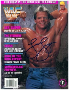 RAR! Original WWF MEHRFACH SIGNIERT X6 September 1993 LEX LUGER Wrestling Magazin - Bild 1 von 10