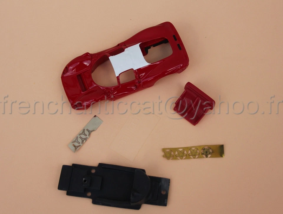 PB Voiture Ferrari P4 Le Mans Filipinetti 1967  rouge 1/43 Heco modeles 200 Ex - Photo 1/1