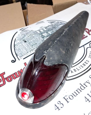 Conjunto de luces traseras Hudson 1938 de 8 cilindros ¡Raro! Foto 1 de 4