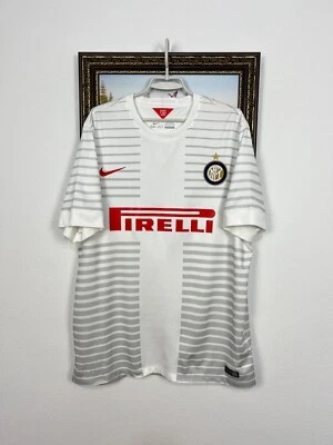 Camisa de futebol Inter Milan Away 2014 futebol Nike camisa masculina Maglia tamanho XL - Imagem 1 de 4