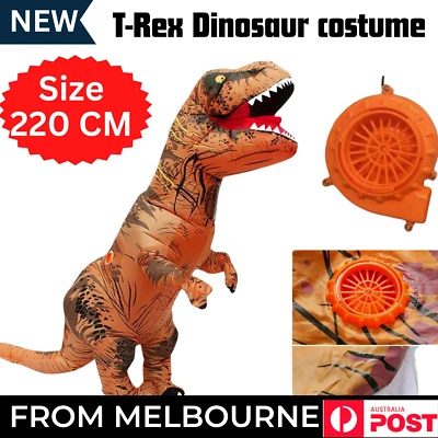 T-Rex Blow Inflatable Dinosaur Costume Adult Kids Jurassic World Park T rex Blow - image 1 of 4