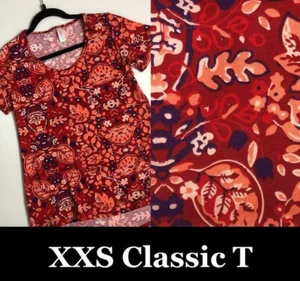 LulaRoe classic T floral size XXS new New fall leaves  - Picture 1 of 1