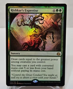 Lámina Rishkar's Expertise Aether Revolt Magic The Gathering 6764 - Imagen 1 de 13