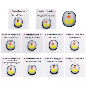A Little Pocket Penguin Hug Mini Penguin Toy Ornament Cute Animal Toy F9S0 - Foto 1 di 30
