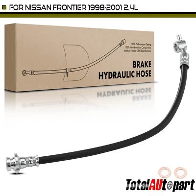 Manguera hidráulica de freno para Nissan Frontier 1998 1999 2000-2001 2,4 L tracción trasera delantera izquierda Foto 1 de 4